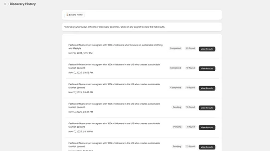 Hypebridge Influencer Finder screenshot