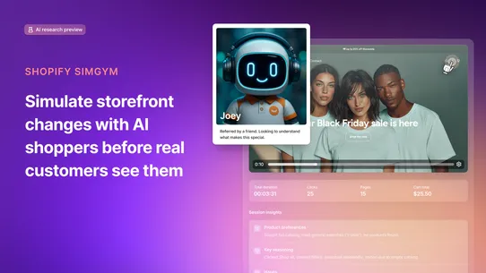 Shopify SimGym screenshot