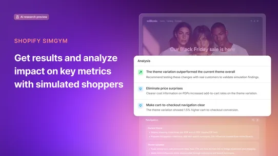 Shopify SimGym screenshot
