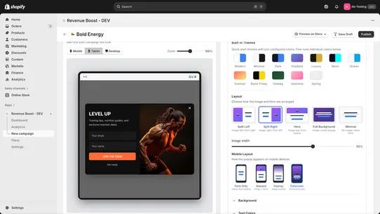 RevenueBoost: Popups &amp; Upsell screenshot
