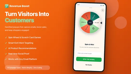 RevenueBoost: Popups &amp; Upsell screenshot