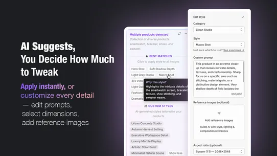 Phora AI Product Images screenshot