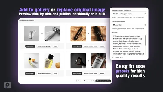 Phora AI Product Image Editor screenshot