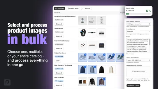 Phora AI Product Image Editor screenshot