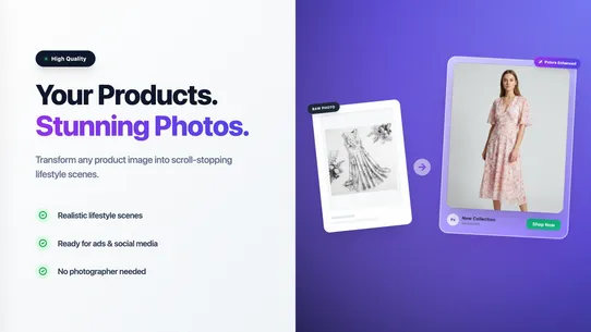 Pxlora ‑ AI Photo Generator screenshot