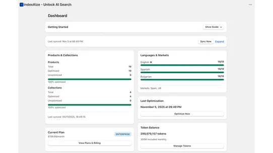 indexAIze ‑ Unlock AI Search screenshot