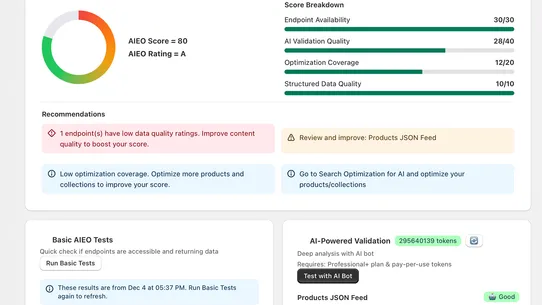 indexAIze ‑ Unlock AI Search screenshot