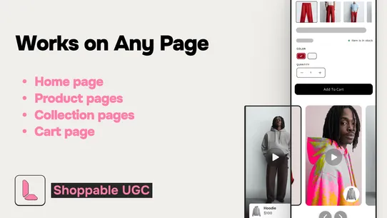 Libautech: Shoppable UGC screenshot