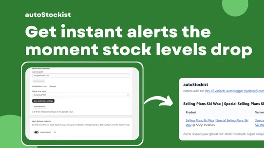autoStockist | Stock Alerts screenshot