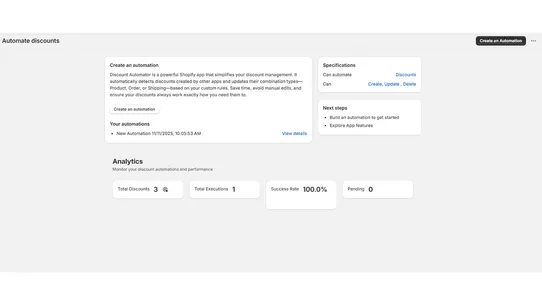 Discountify Automation screenshot