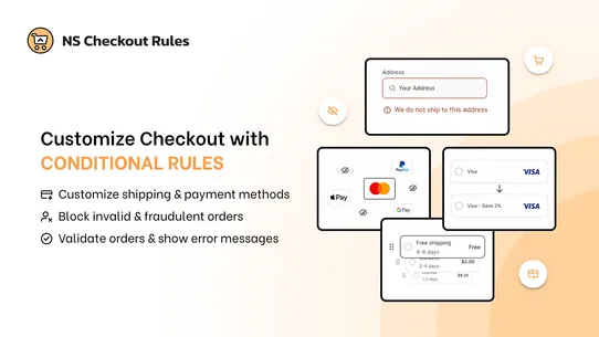 NS Checkout Rules screenshot
