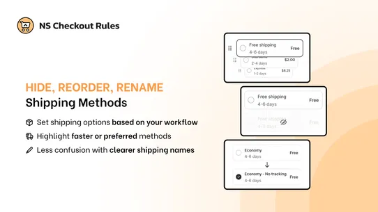 NS Checkout Rules screenshot