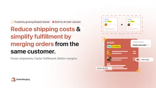 Order Merging screenshot