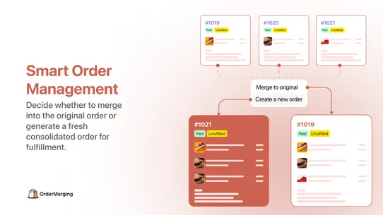 Order Merging screenshot