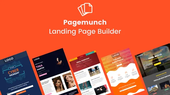 Pagemunch Landing Page Builder screenshot