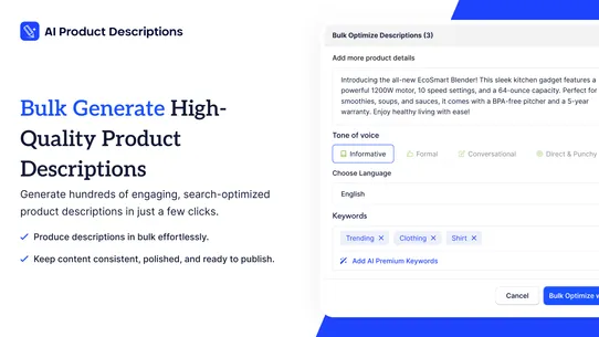 Ai Descriptions screenshot