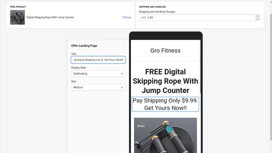 Free Plus Shipping Funnels screenshot