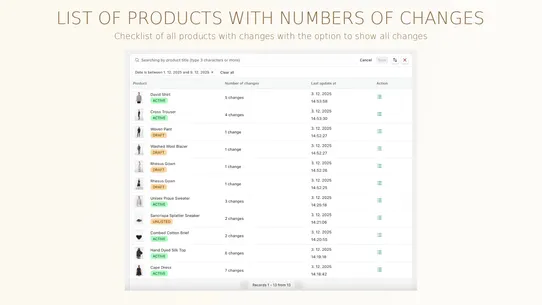 Singleton | Product History screenshot