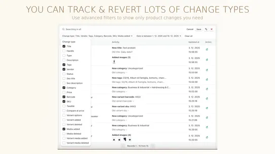 Singleton | Product History screenshot