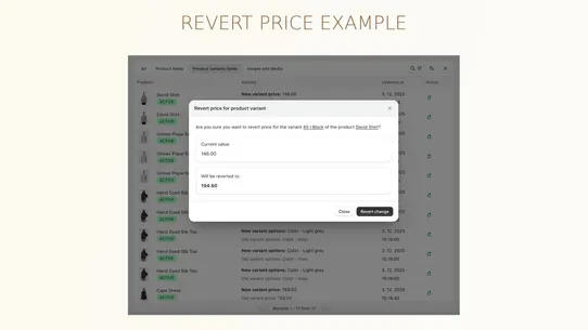 Singleton | Product History screenshot