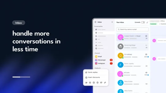 Chatty AI Chatbot &amp; Live Chat screenshot