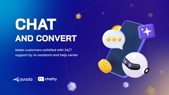 Chatty AI Chatbot &amp; Live Chat screenshot