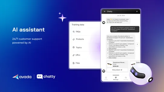 Chatty AI Chatbot &amp; Live Chat screenshot