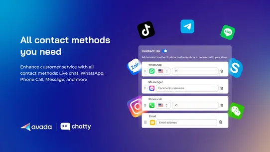 Chatty AI Chatbot &amp; Live Chat screenshot