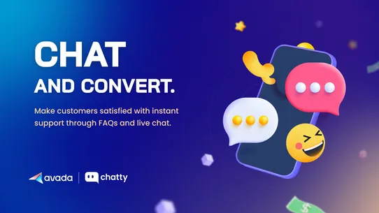 Chatty: Live chat Helpdesk FAQ screenshot