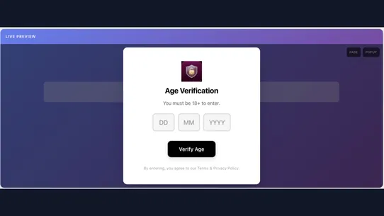 Velvet: Age Verification 18+ screenshot