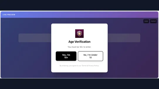 Velvet: Age Verification 18+ screenshot