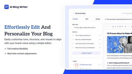 AI Blogs Writer screenshot