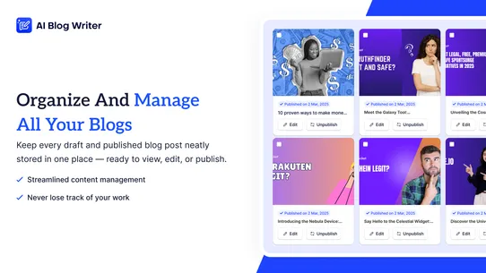 AI Blogs Writer screenshot