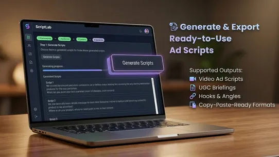 Ad Script Generator: ScriptLab screenshot