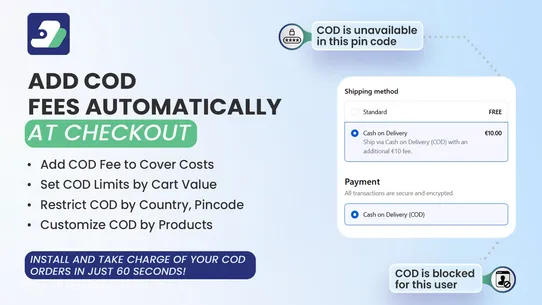 Digixoft ‑ COD Fee Manager screenshot