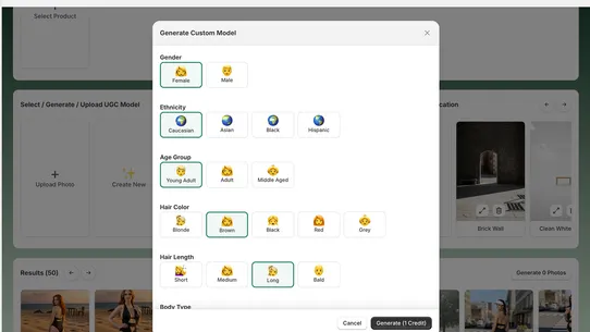 My UGC Studio screenshot