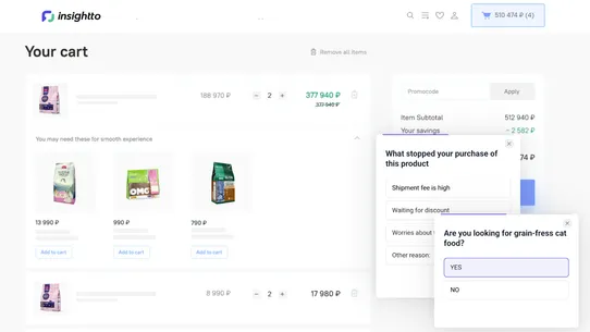 Insightto: Real‑time AI survey screenshot