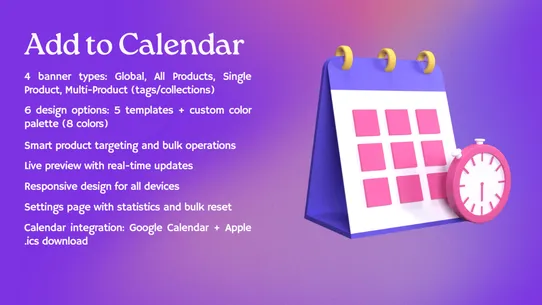 DMJ ‑ Simple Add to Calendar screenshot