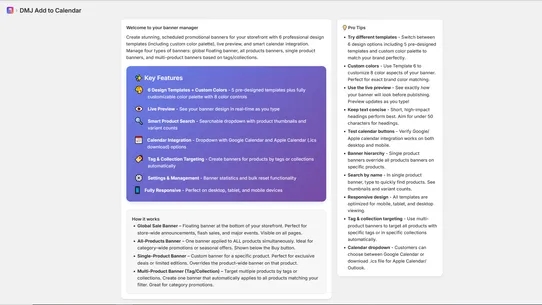 DMJ ‑ Simple Add to Calendar screenshot