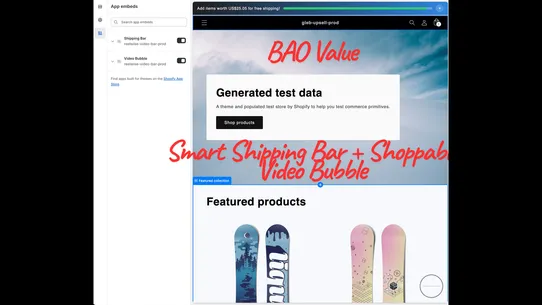 ReelWise: Video Upsell &amp; Bar screenshot