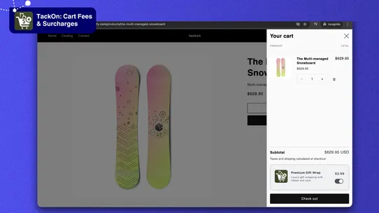 TackOn: Cart Fees &amp; Surcharges screenshot
