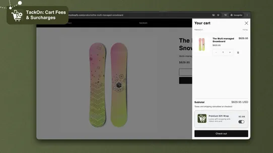 TackOn: Cart Fees &amp; Surcharges screenshot