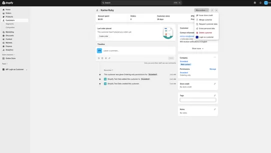 SP Login As Customer screenshot