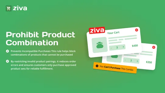 Ziva ‑ Order Limits Quantity screenshot