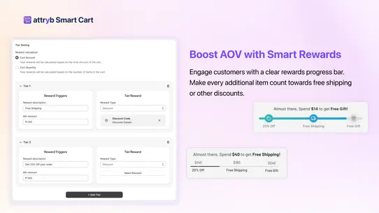 Attryb Smart Cart:Upsell &amp; AOV screenshot