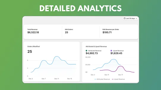 Amendify ‑ Order Edit &amp; Upsell screenshot