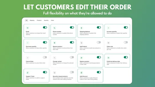 Amendify ‑ Order Edit &amp; Upsell screenshot