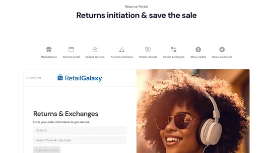 ReturnPro Returns Portal screenshot