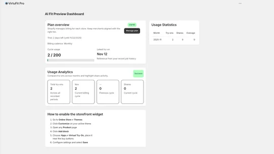 VirtuFit Pro screenshot