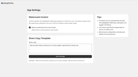 VirtuFit Pro screenshot